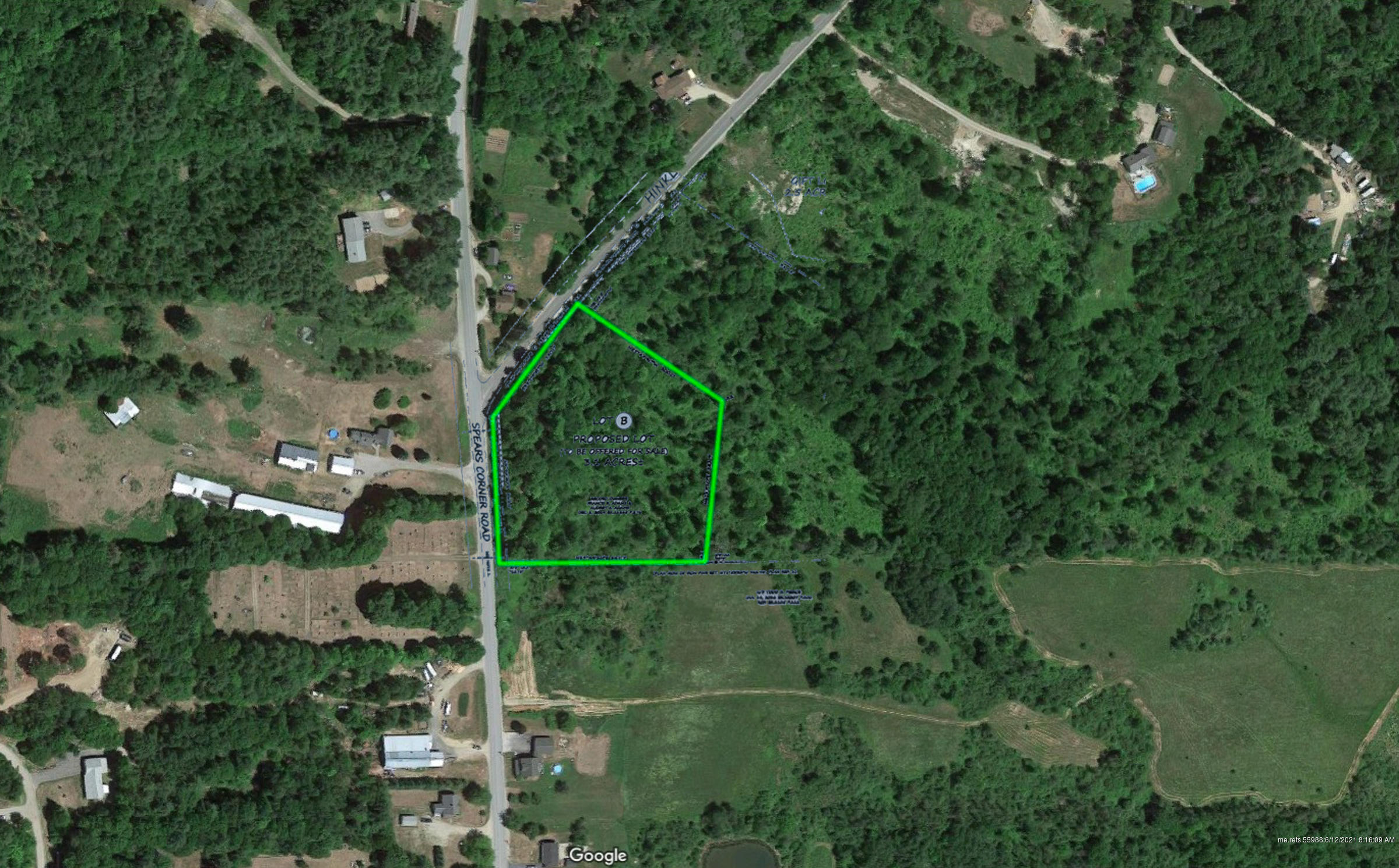 Lot B Spears Corner Road West Gardiner ME 04345